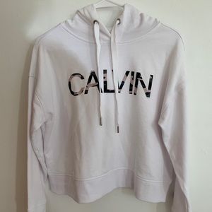 White Calvin Klein sweater